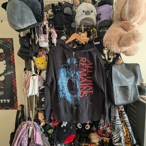All That Remains Band Zip Hoodie Y2K Metalcore